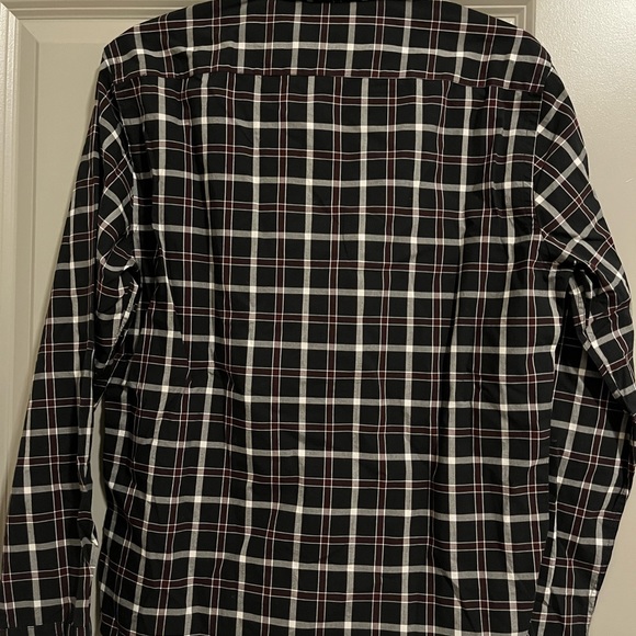 EXPRESS NWT Mens Plaid Pattern Shirt Small Slim Fit - Picture 3 of 3